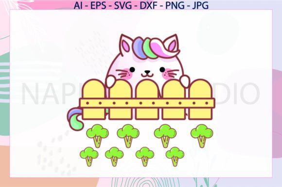 Cat Floral Garden Unicorn SVG: A Versatile Design