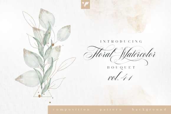 Discover the Beauty of Floral Watercolor Bouquet Vol41