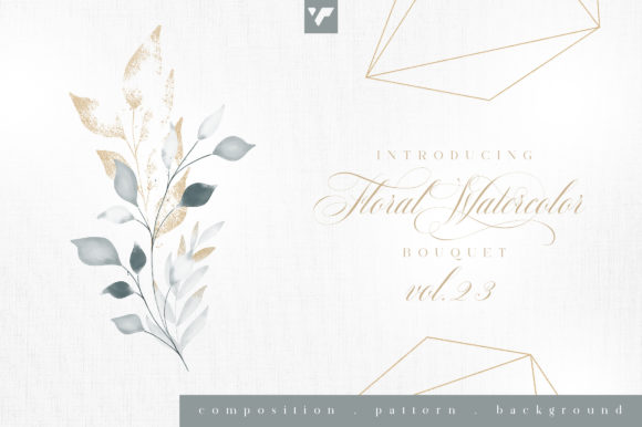 Discover the Elegance of Floral Watercolor Bouquet Vol23