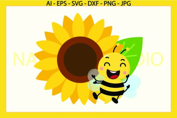 Discover the Versatility of Bee Sunflower Svg Animals Floral for Your Creative Projects