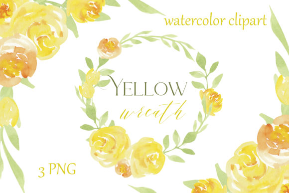 Embrace the Charm of Yellow Floral Wreaths and Spring Flowers