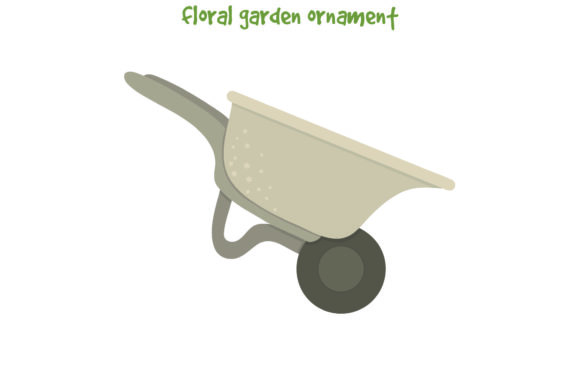 Enhance Your Designs with the Floral Flower Garden Wheelbarrow