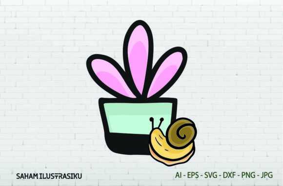Explore Creativity with Snail Animals Floral Svg