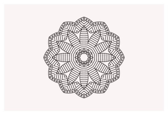 Exploring Simple Mandala Shapes for Coloring: Floral and Oriental Designs