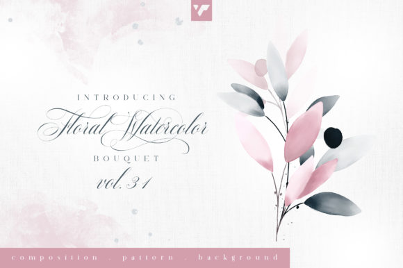 Floral Watercolor Bouquet Vol31: A Strategic Tool for Visual Branding and Creative Projects