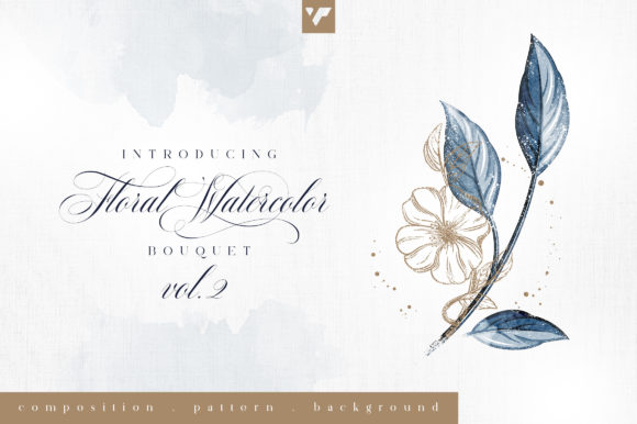 Introducing Floral Watercolor Bouquet Vol1: A Versatile and Custom-Created Design Collection