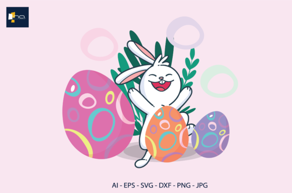 The Easter Egg Bunny Floral Design: A Comparison of Digital Graphic Assets
