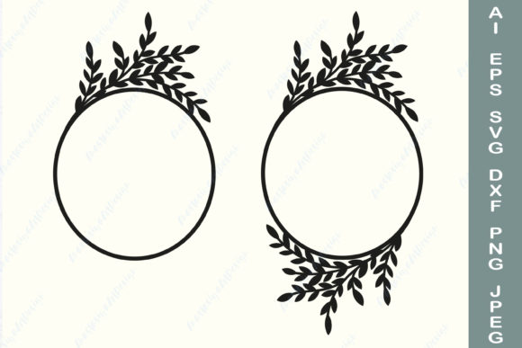 Unlocking Creative Potential with Leaves Wreath Svg and Floral Frame Svg