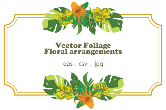 Vector Floral Foliage Graphic Set 29: A Versatile Tool for Your Creative Projects